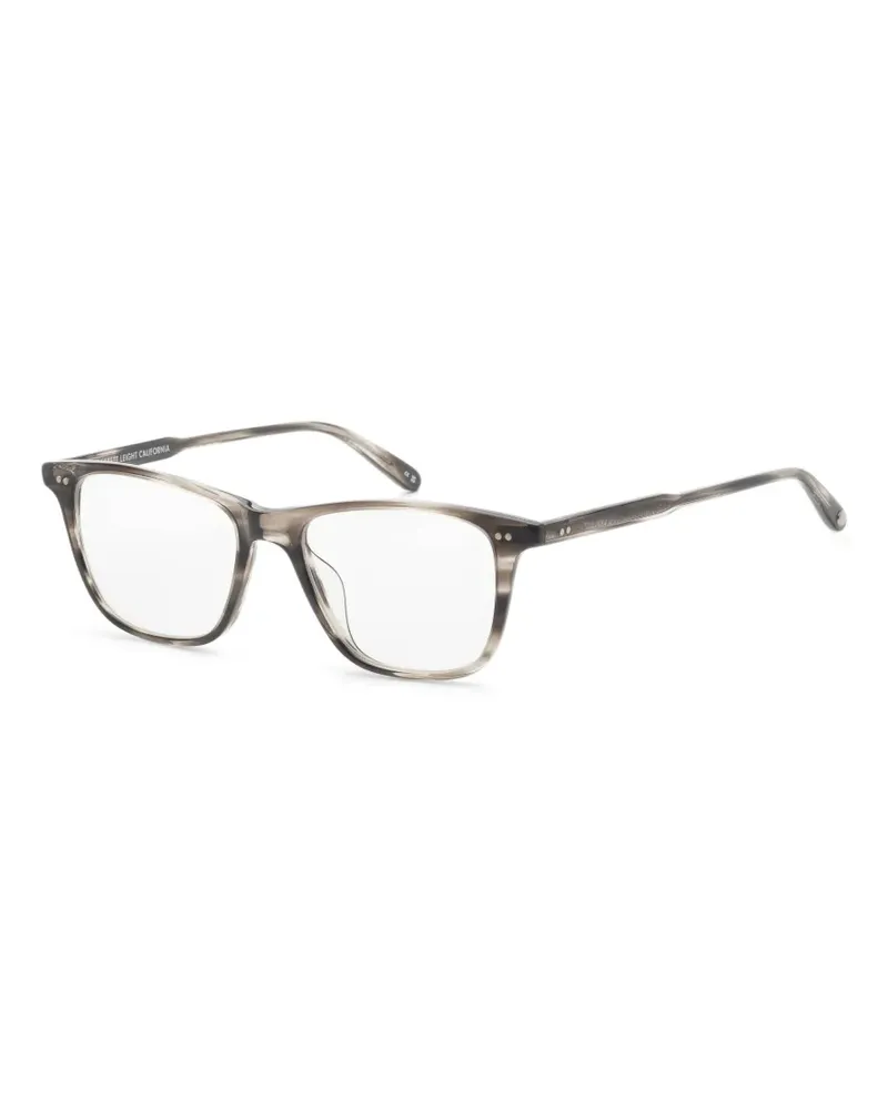 Garrett Leight Hayes Brille mit eckigem Gestell - Grau Grau