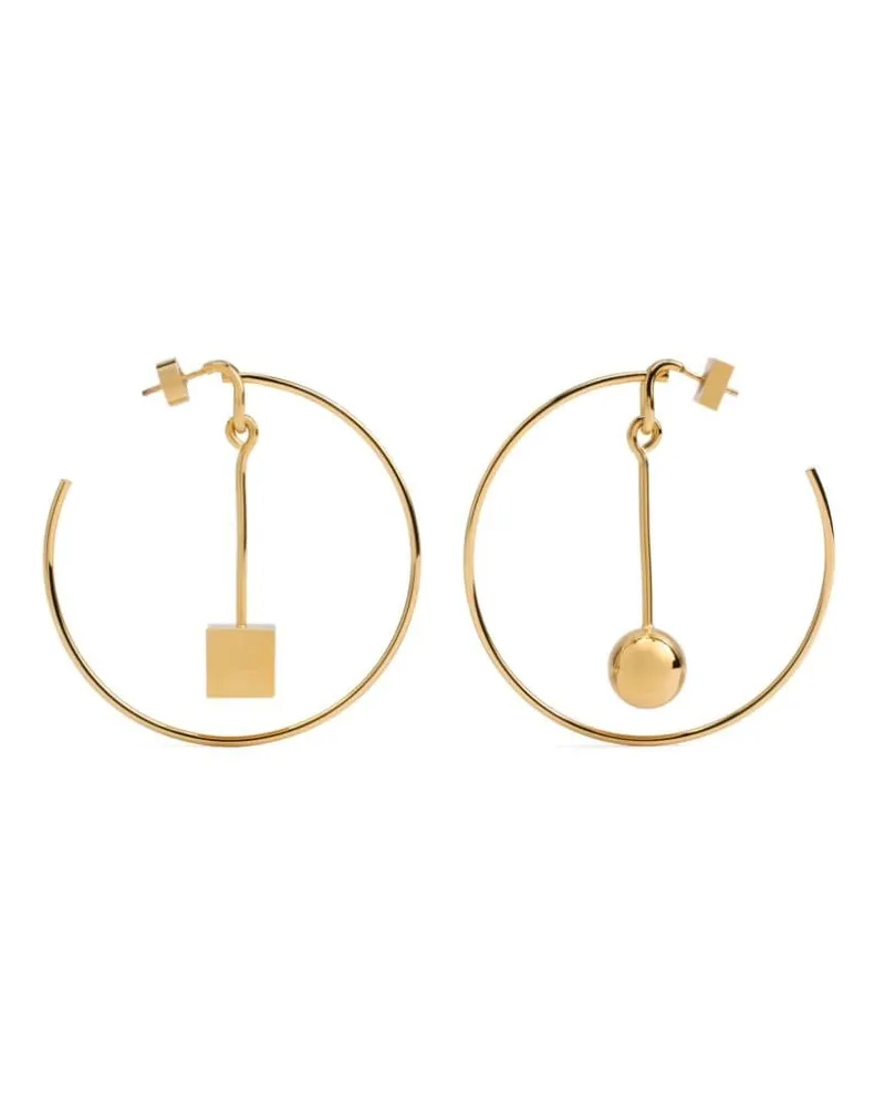 Jacquemus Les Creoles Nodo Ohrringe Gold