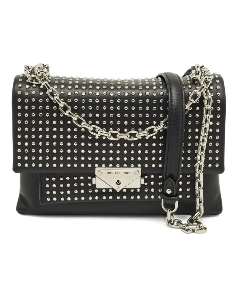 Michael Kors Cece studded leather shoulder bag - Schwarz Schwarz