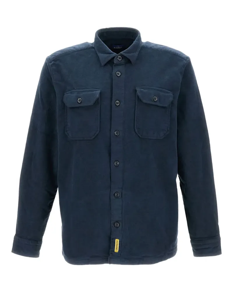 B.D. Baggies flap-pocket shirt - Blau Blau