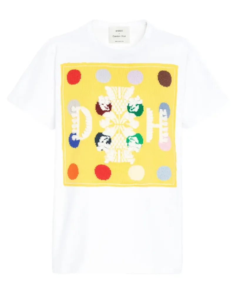Barrie x Damien Hirst The Spots T-Shirt mit Logo - Weiß Weiß