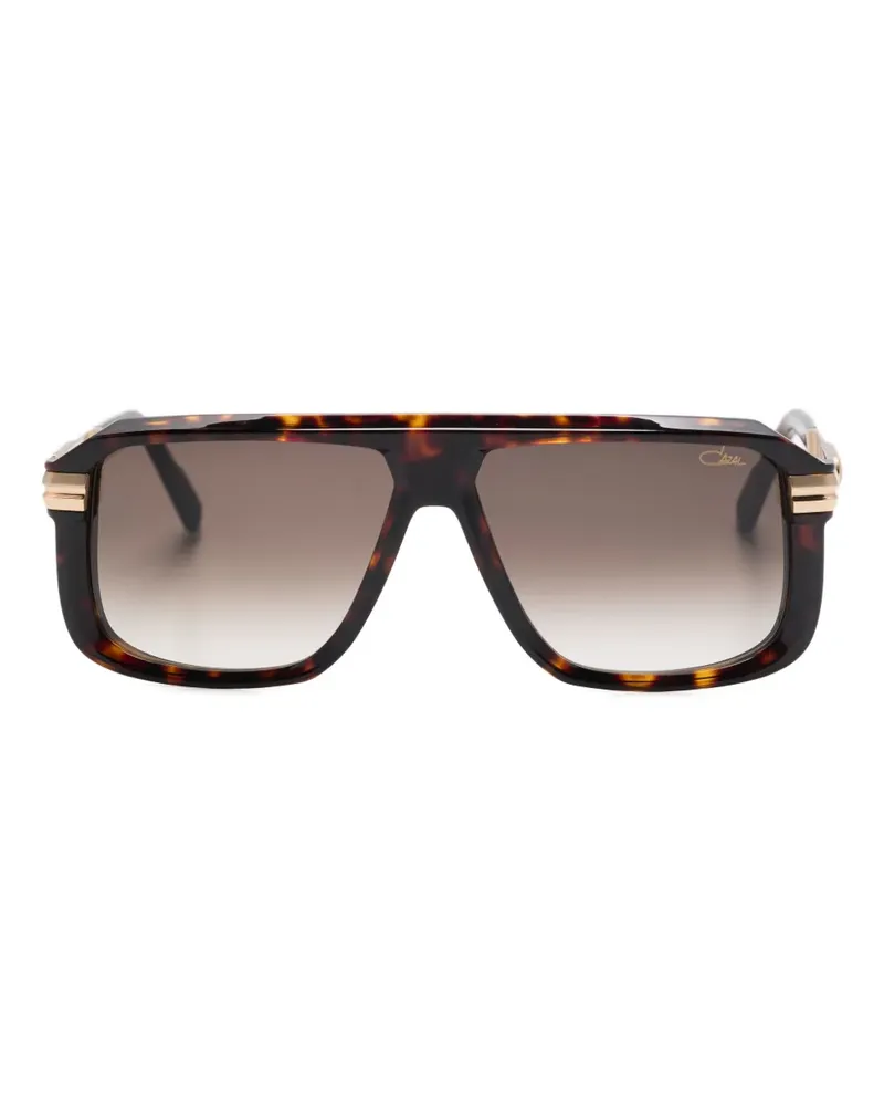 CAZAL Sonnenbrille mit eckigem Gestell - Braun Braun