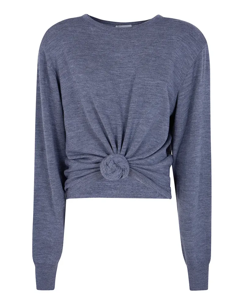 Magda Butrym Pullover mit Knotendetail - Grau Grau