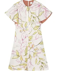 Paul Smith Minikleid mit Blumen-Print Weiß