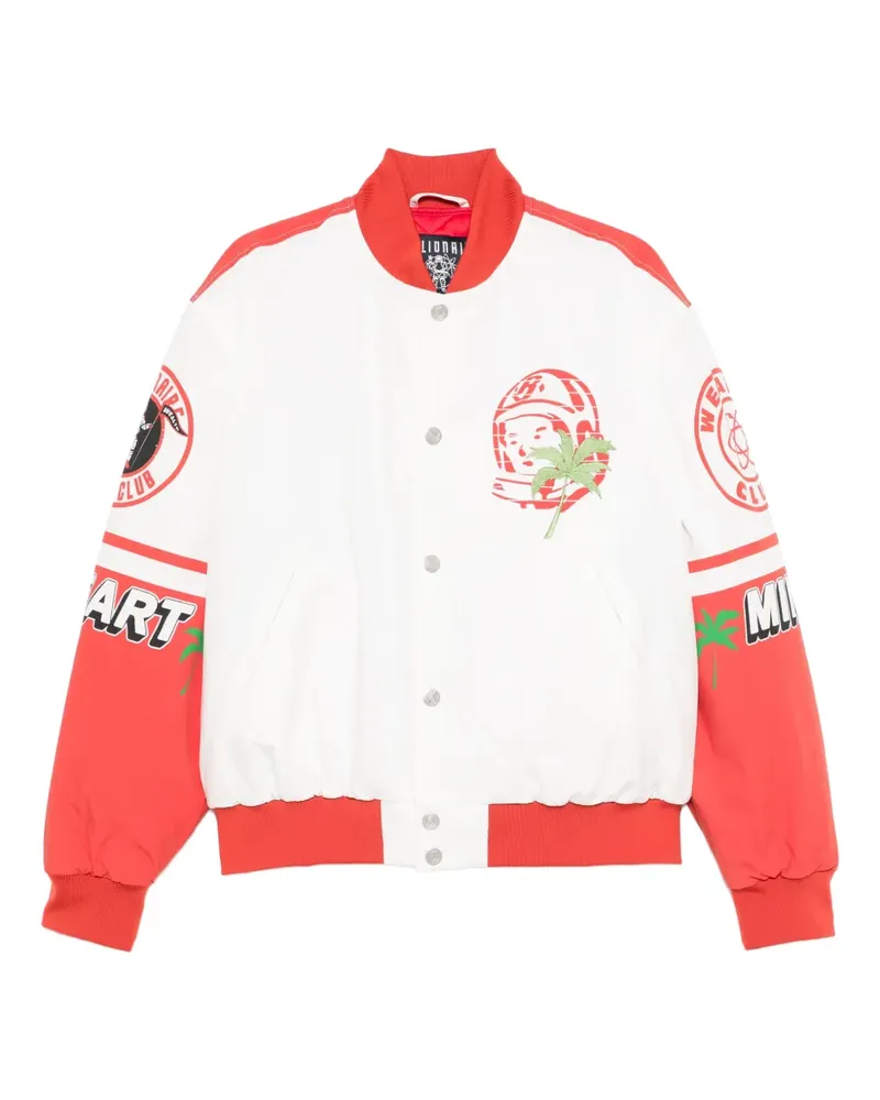 Billionaire Boys Club graphic-print bomber jacket - Weiß Weiß