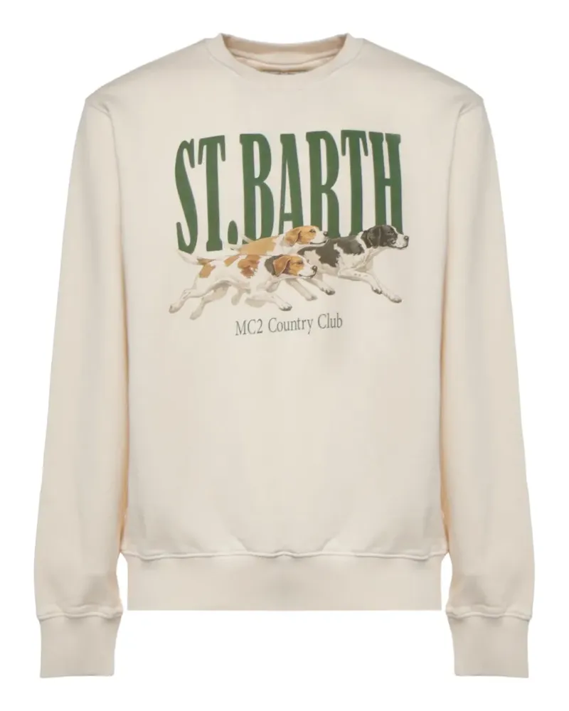 MC2 Saint Barth Soho cotton sweatshirt - Nude Nude