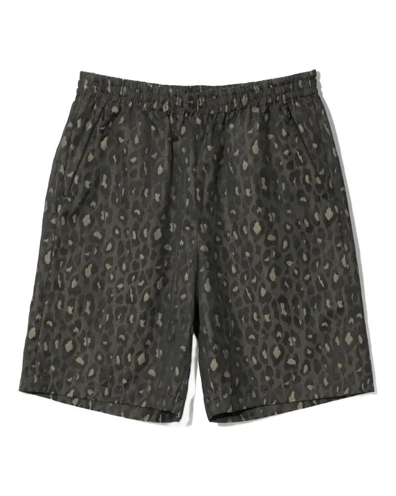 NEEDLES Joggingshorts mit Leoparden-Print - Grau Grau