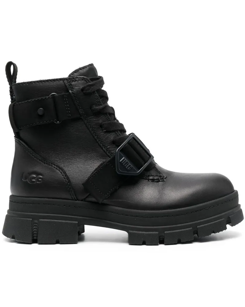 UGG Ashton Schnürstiefel Schwarz