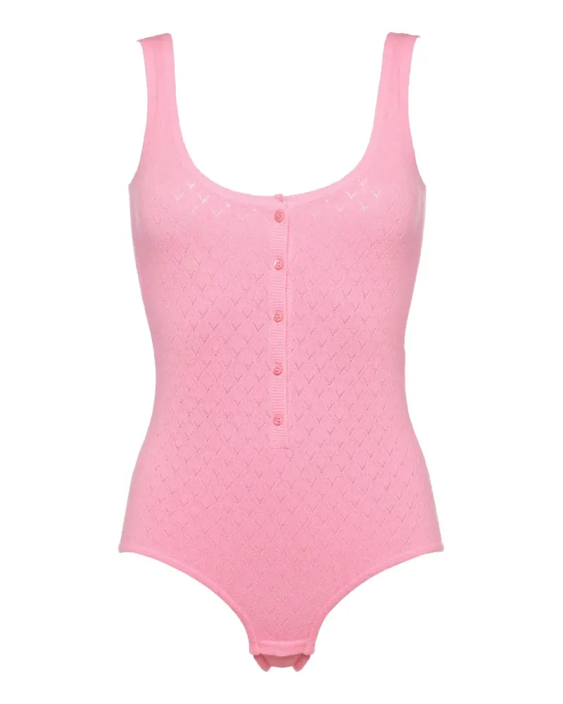 Eres Gourmandize Body aus Pointelle-Strick - Rosa Rosa
