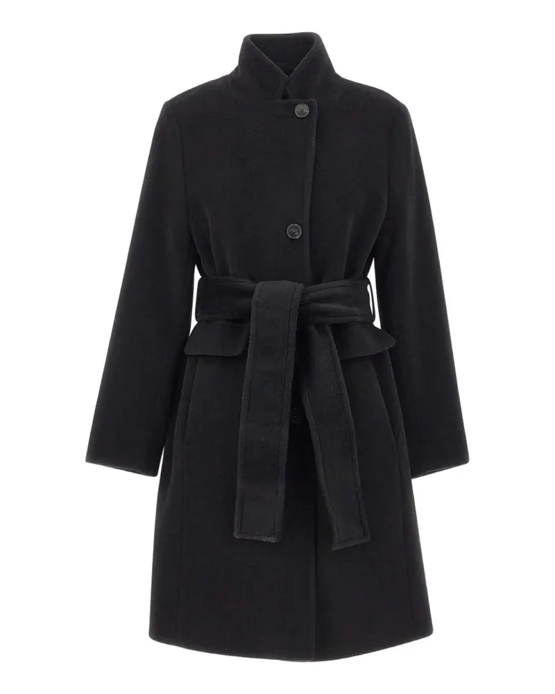 MARELLA single-breasted belted coat - Schwarz Schwarz