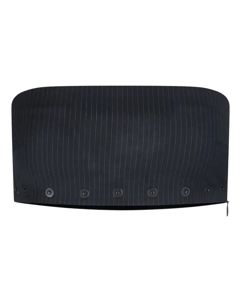 Paloma Wool Bandeau-Top mit Nadelstreifen - Blau Blau