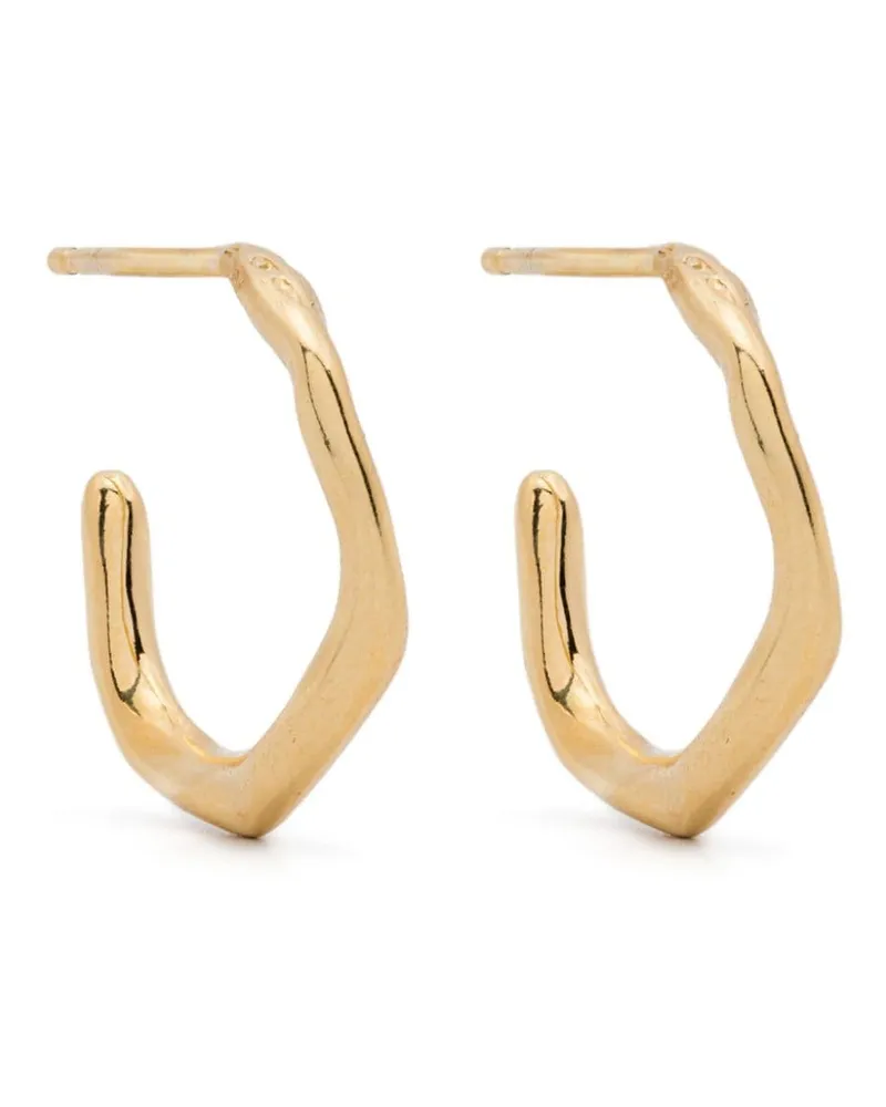 Wouters & Hendrix Mittelgroße Bio-Creolen - Gold Gold