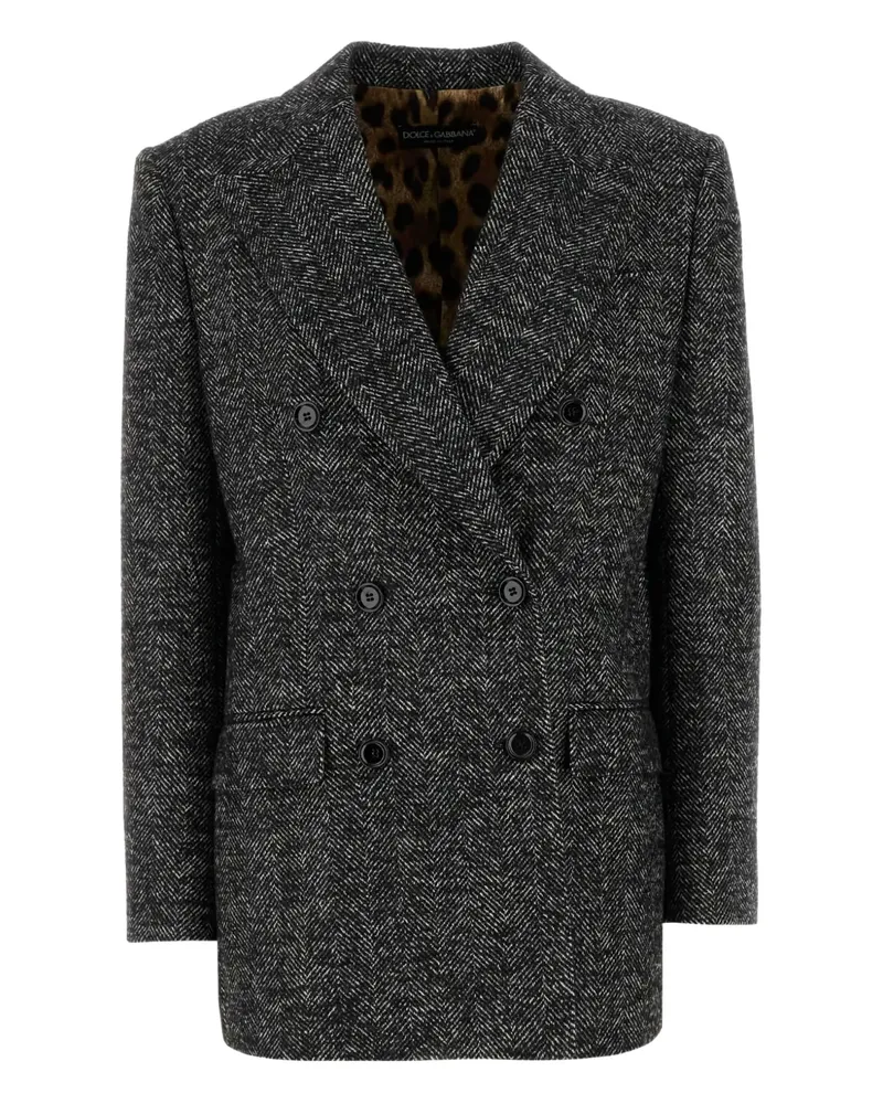 Dolce & Gabbana button-fastening blazer - Grau Grau