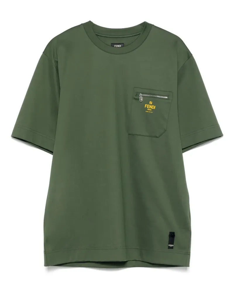 Fendi Air Force T-Shirt - Grün Grün
