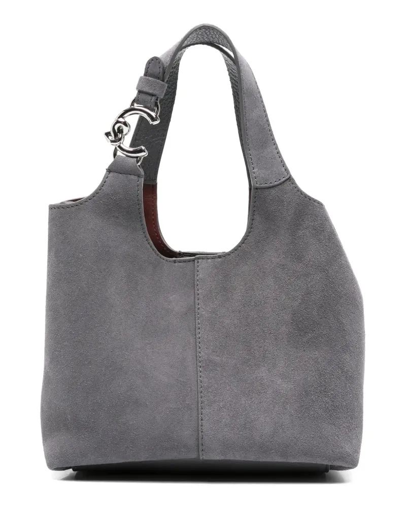Coccinelle C-Easy Beuteltasche aus Wildleder - Blau Blau