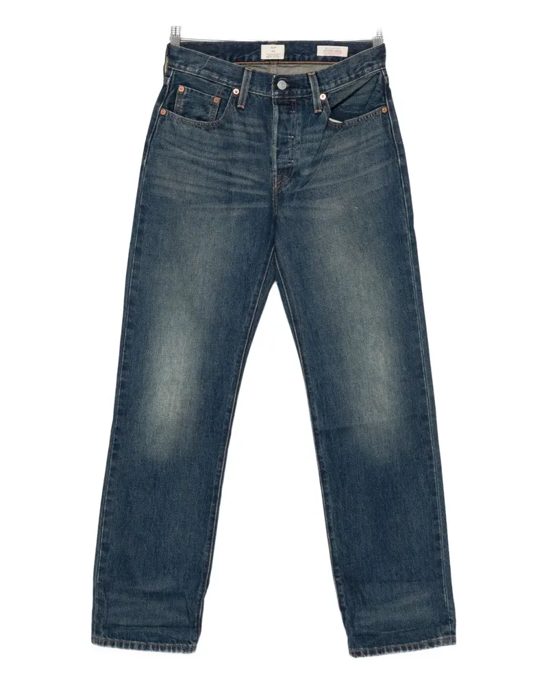 Levi's Jeans mit Knopfverschluss - Blau Blau