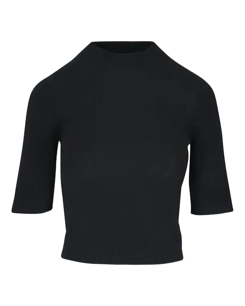 Le Kasha 1918 Kurzärmeliger Chypre Pullover - Schwarz Schwarz
