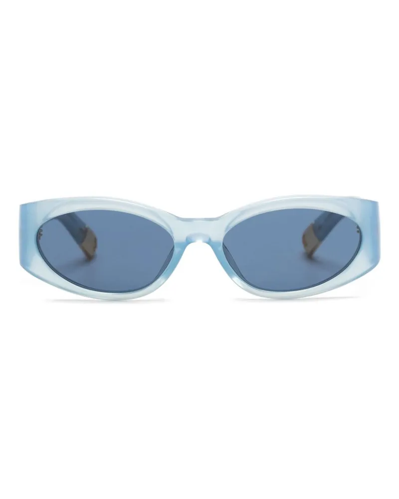 Jacquemus Les Lunettes Ovalo Sonnenbrille - Blau Blau