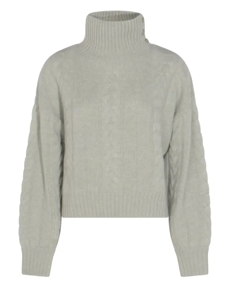 Not Shy cable-knit roll-neck sweater - Grau Grau