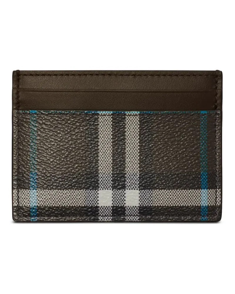Burberry Kariertes Kartenetui - Grün Grün