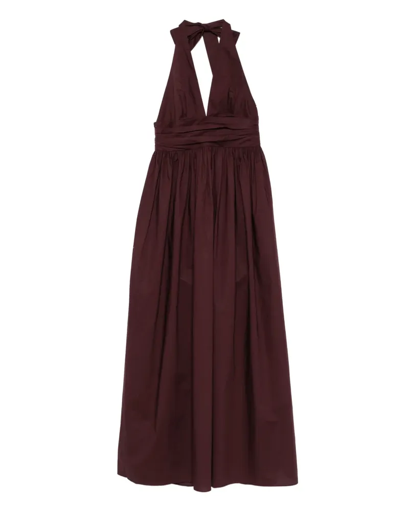 Matteau Neckholder-Midikleid mit tiefem Ausschnitt - Violett Violett