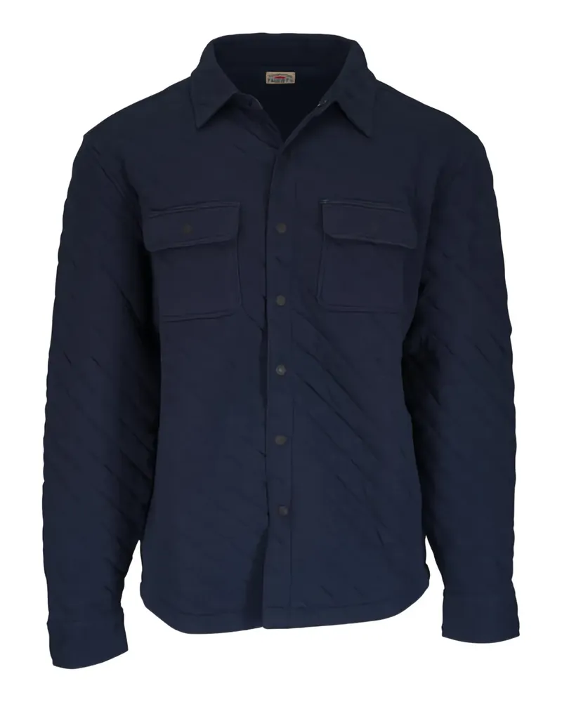 Faherty quilted pocket jacket - Blau Blau