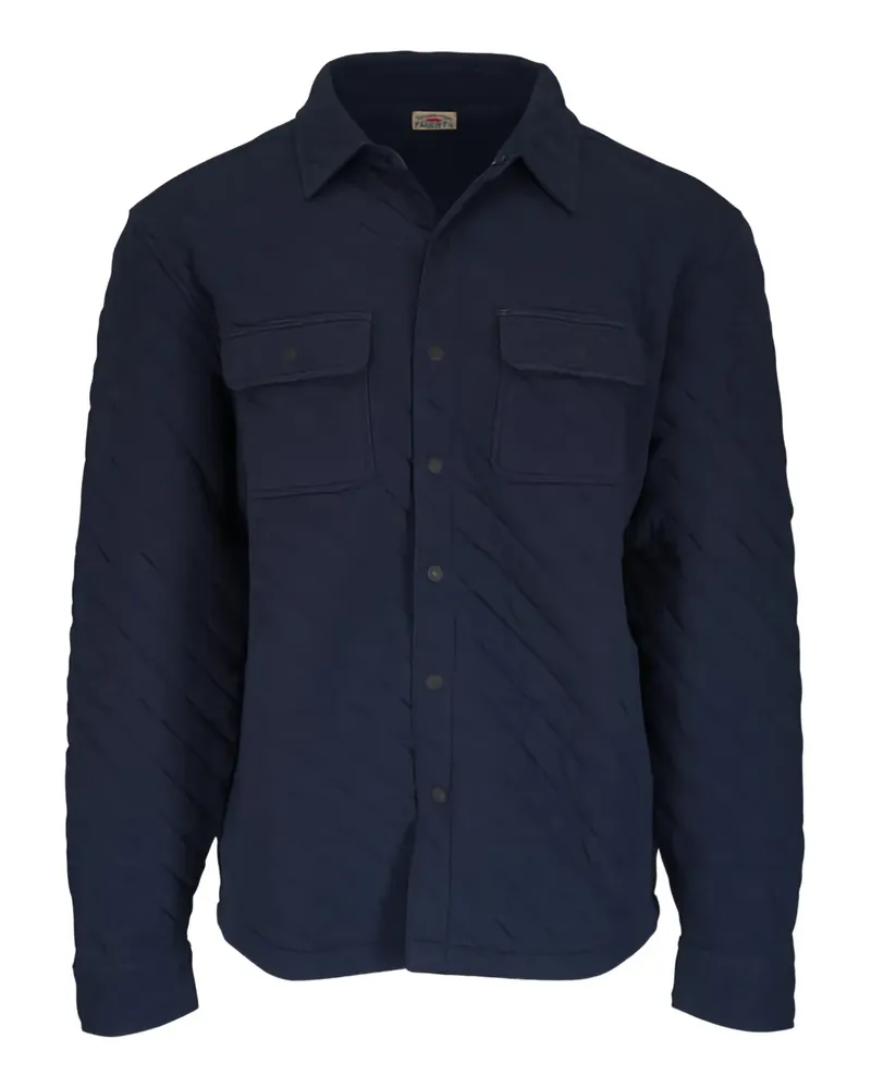 Faherty Steppjacke mit Taschen - Blau Blau