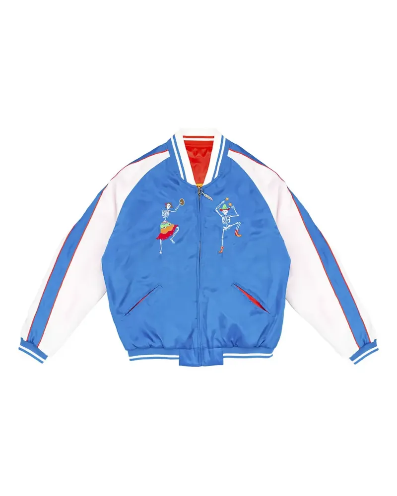 HTC Hollywood Trading Company Wendbare Bomberjacke - Blau Blau