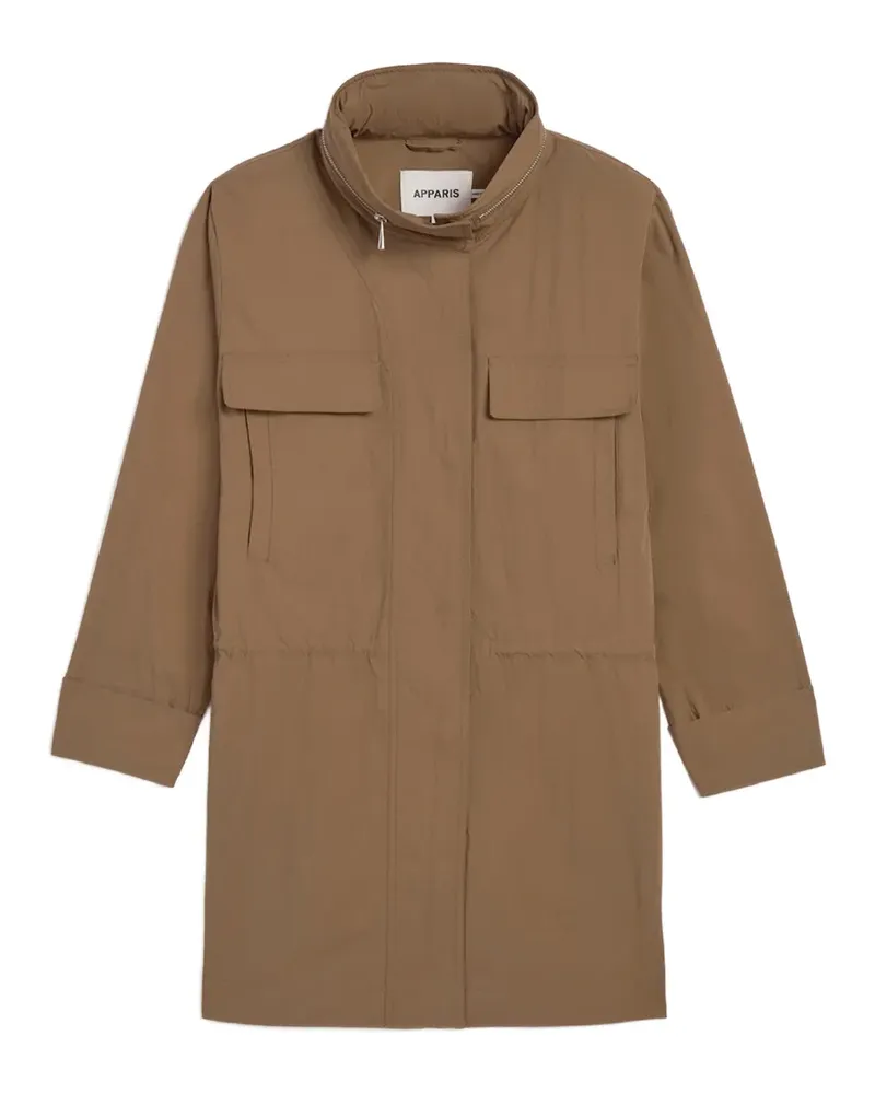 APPARIS Bea drawstring raincoat - Braun Braun