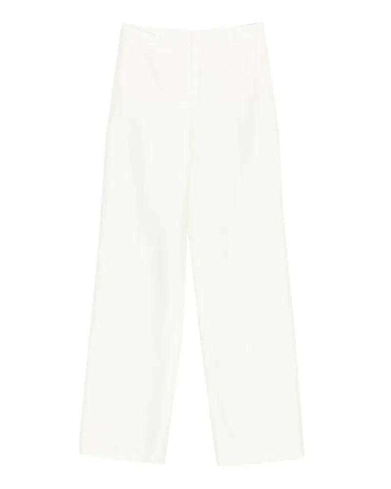 MVP Wardrobe Palazzohose mit weitem Bein - Weiß Weiß