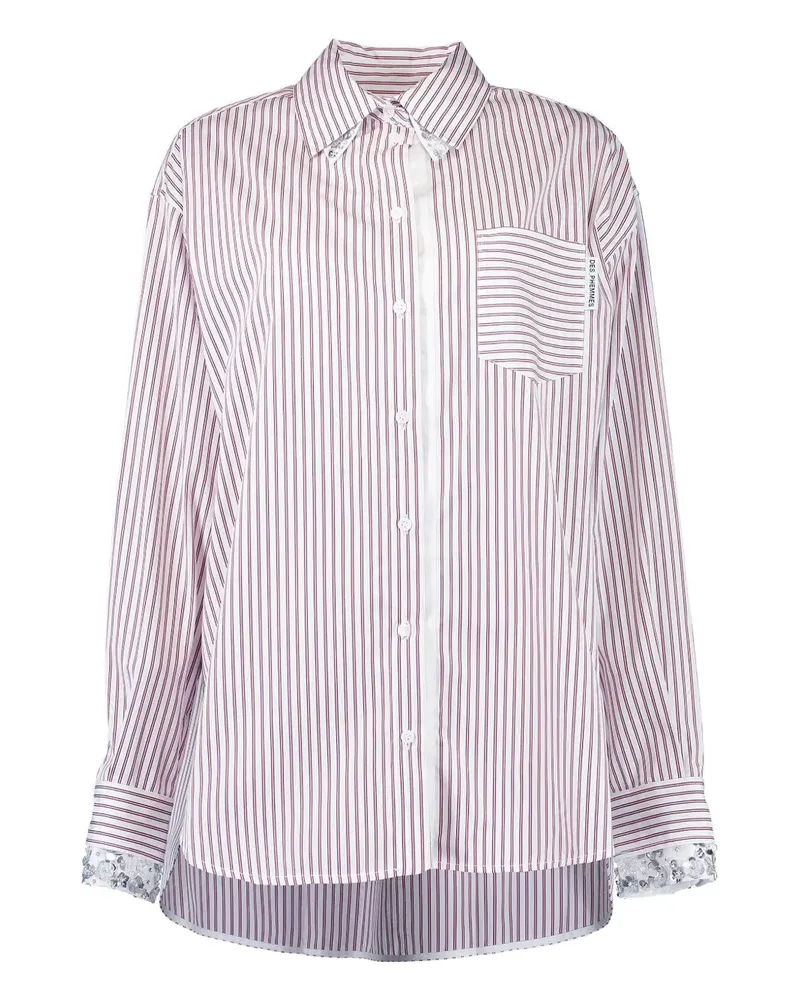 Des Phemmes striped shirt - Weiß Weiß
