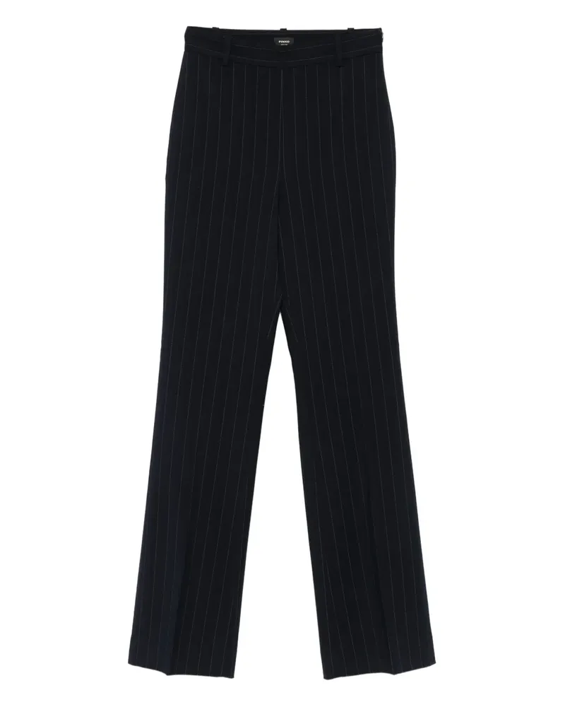 Pinko pinstripe-pattern trousers - Blau Blau