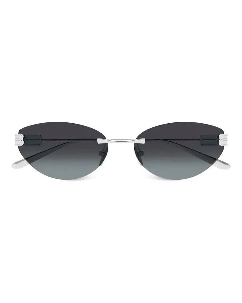 Balenciaga logo-detail sunglasses - Silber Silber