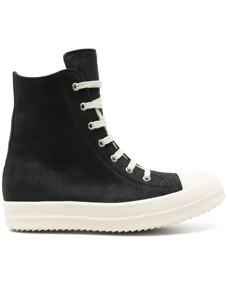 Rick Owens Sneakers aus Leder - Schwarz Schwarz