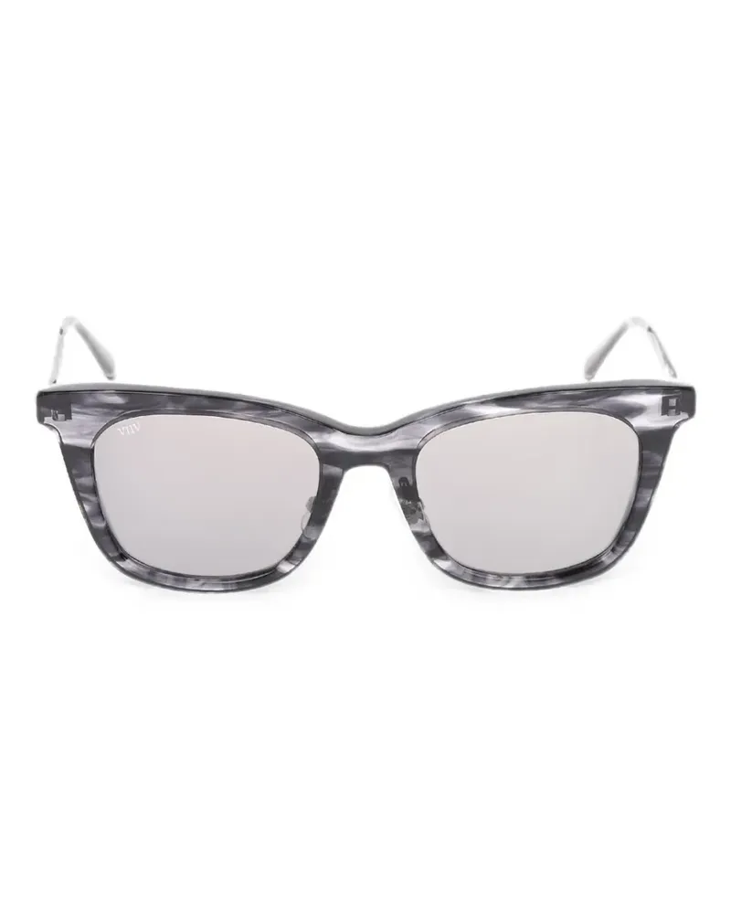 OAMC Base marbled-effect square-frame sunglasses - Schwarz Schwarz