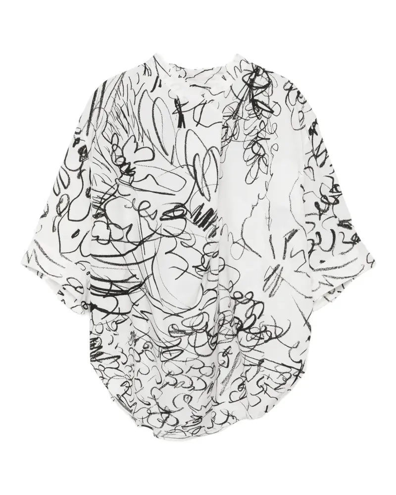 JNBY Botanical Bluse - Weiß Weiß