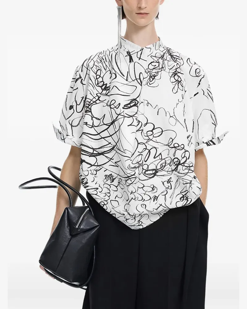 JNBY Botanical Bluse - Weiß Weiß