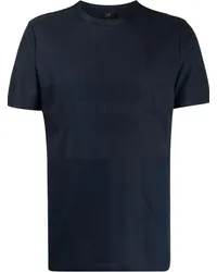 Dunhill T-Shirt mit Jacquardmuster Blau