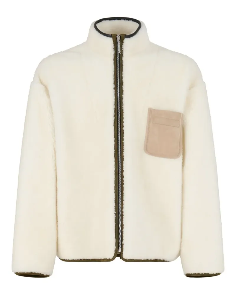 Marni Bomberjacke aus Fleece - Weiß Weiß