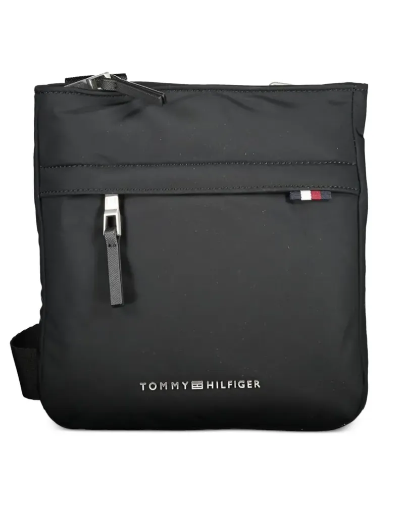 Tommy Hilfiger logo-print cross body bag - Schwarz Schwarz