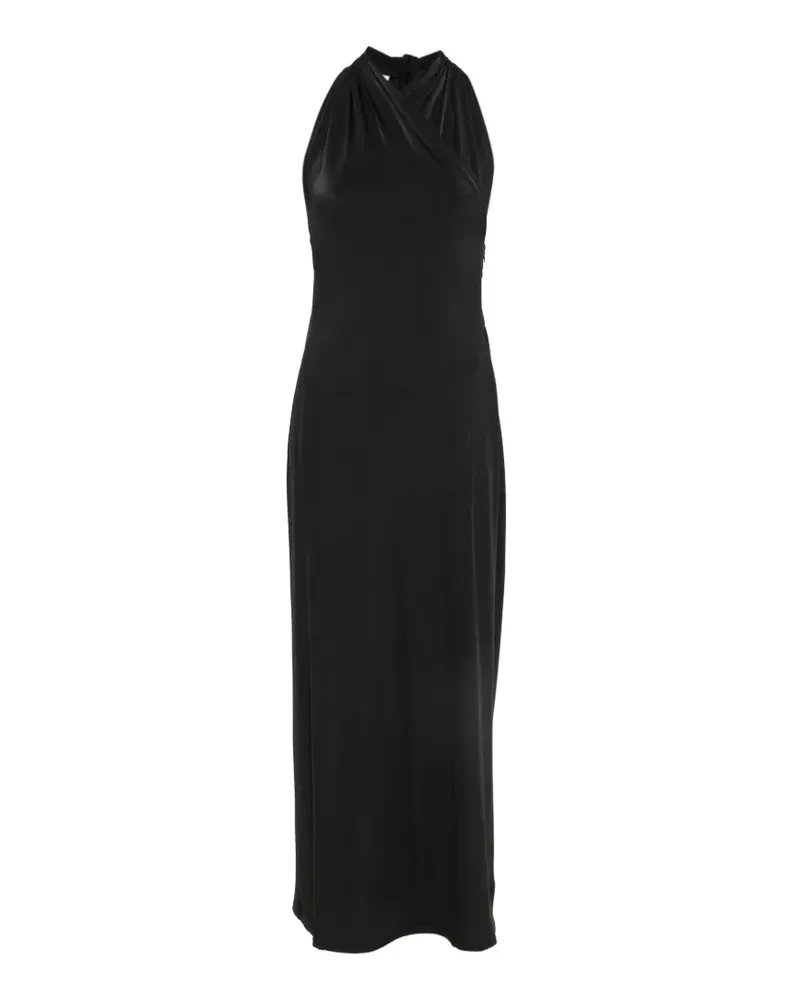Another Tomorrow slevveless maxi dress - Schwarz Schwarz