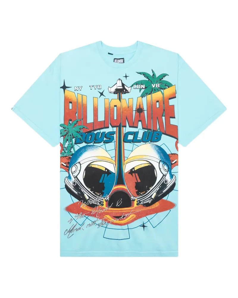 Billionaire Boys Club BB Tropics T-Shirt mit Astronauten-Print - Blau Blau