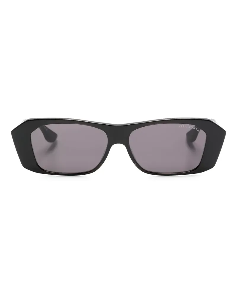 DITA Noxya Sonnenbrille mit eckigem Gestell - Schwarz Schwarz