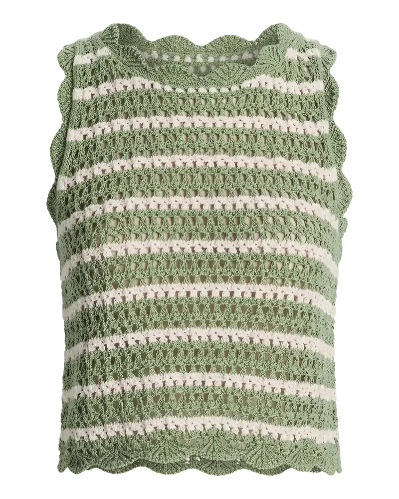 Alice + Olivia Amity crochet tank top - Grün Grün