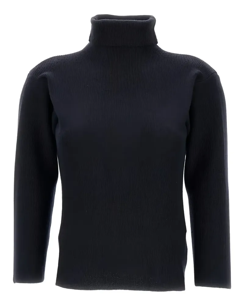 Dušan ribbed turtleneck sweater - Blau Blau