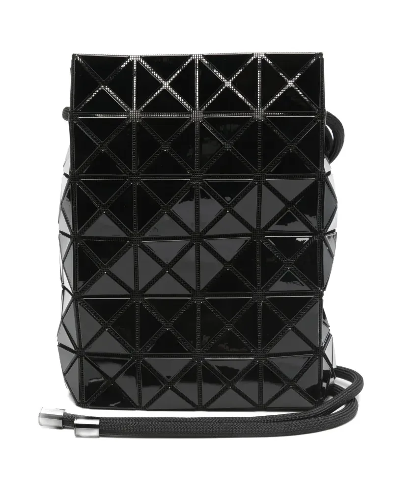 Issey Miyake geometric drawstring bucket bag - Schwarz Schwarz