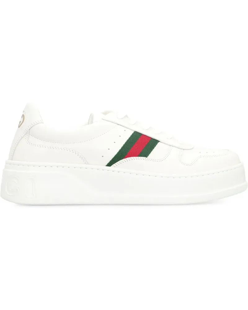 Gucci Sneakers mit Plateau - Weiß Weiß