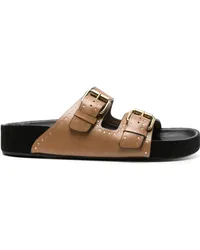 Isabel Marant Lennyo Sandalen Braun