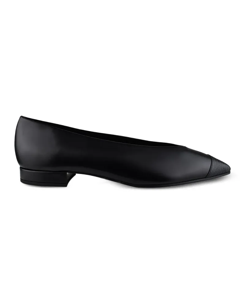 Loro Piana Rebbeca Ballerinas mit spitzer Kappe - Schwarz Schwarz