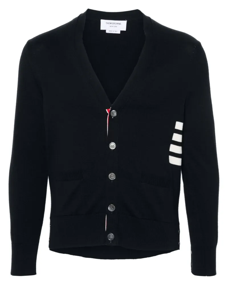 Thom Browne Cardigan mit V-Ausschnitt - Blau Blau